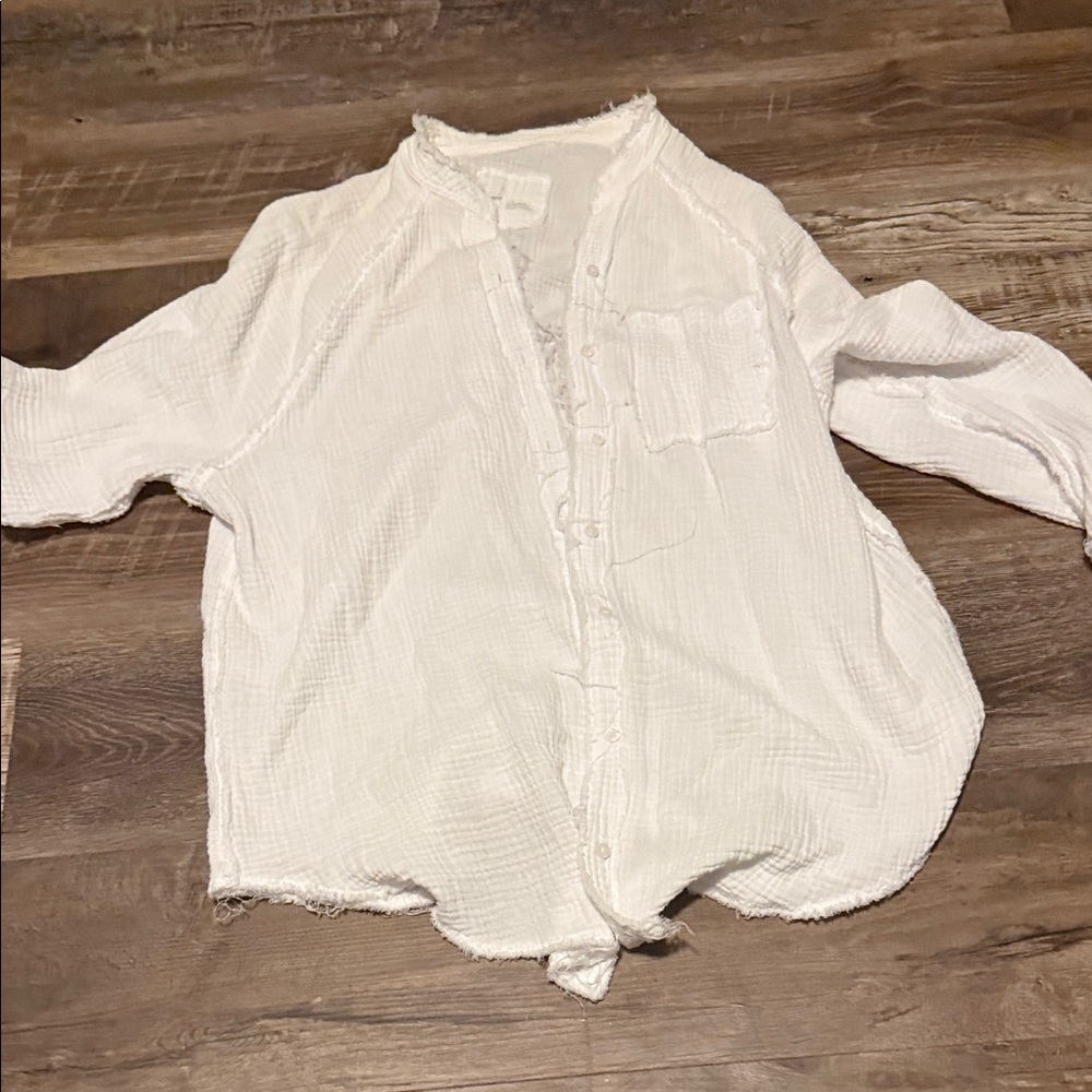 White Button-Up Shirt